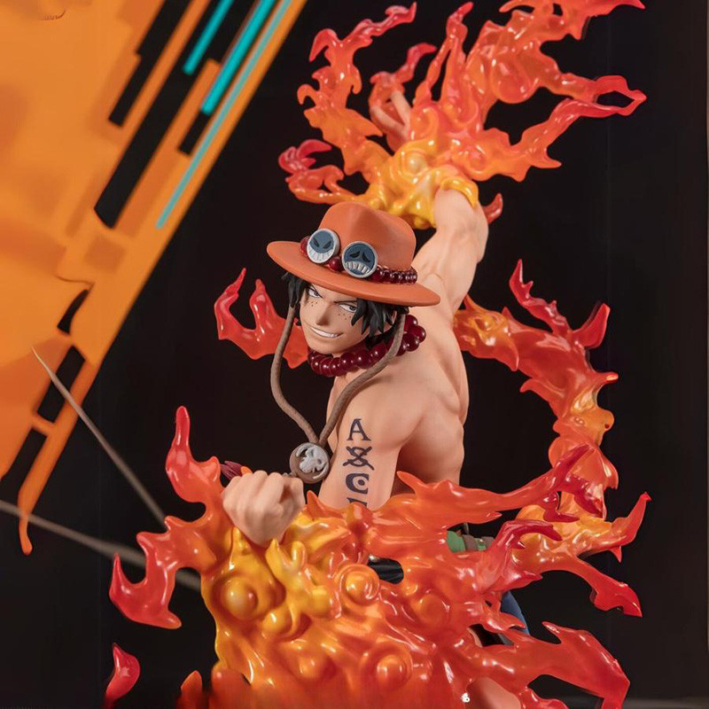 ONE PIECE Figuarts Zero Extra Battle Portgas. D. Ace Bounty Rush 5th Anniversary Bandai